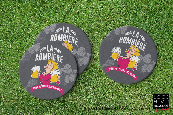 Impression sous bock personnalise Brasserie la rombiere