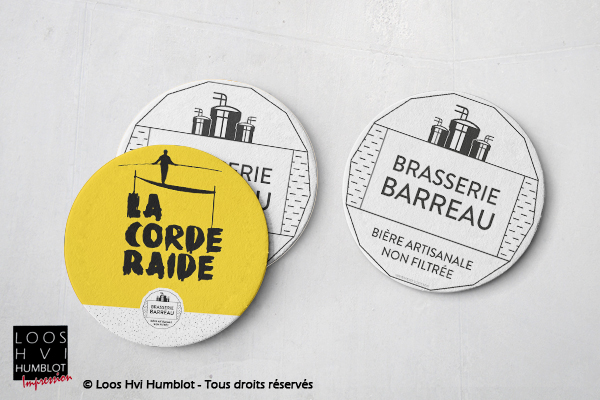 Imprimer sous bock Brasserie du berreau la CORDE RAIDE